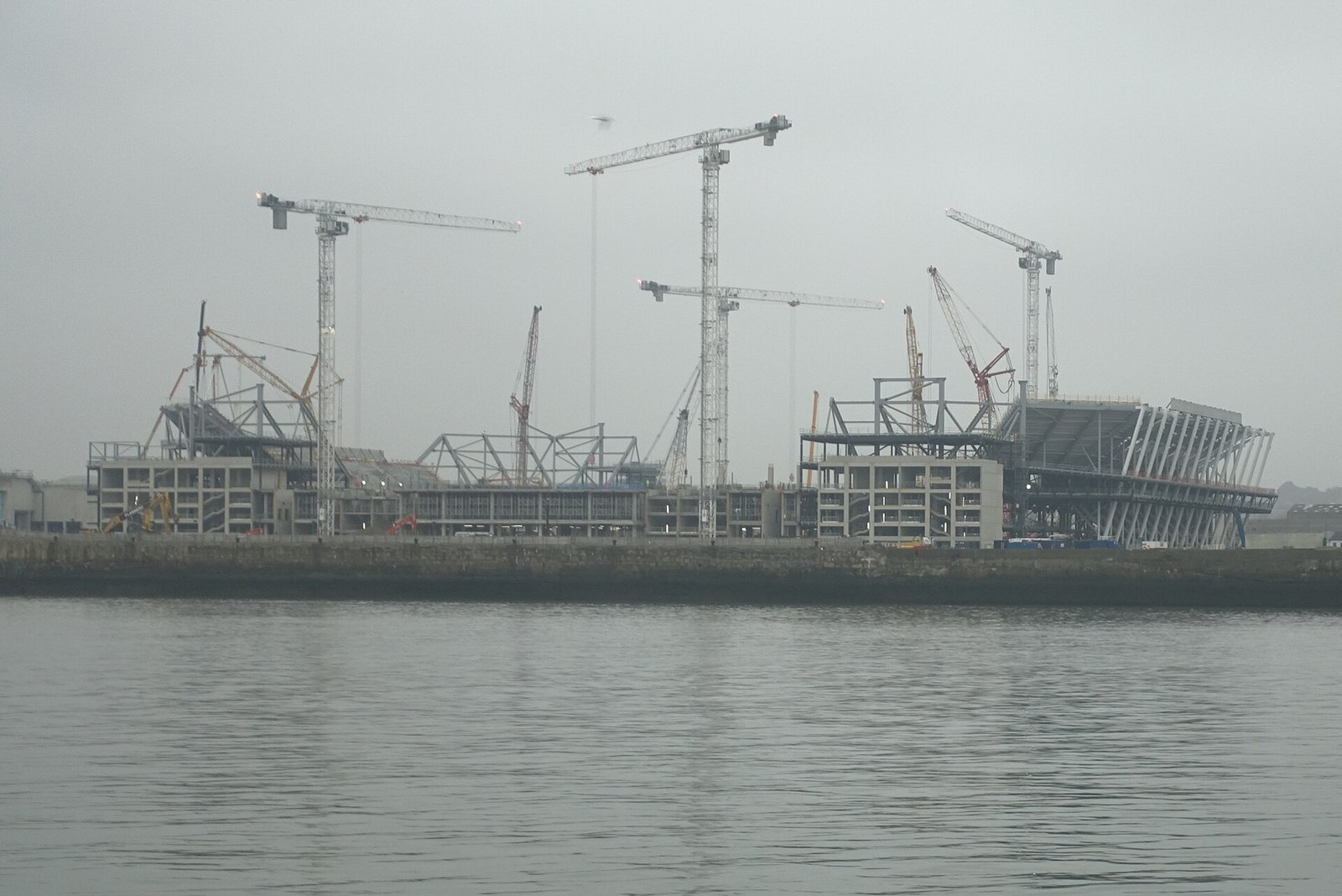 Everton's Hill Dickinson Stadium at Bramley-Moore Dock, Liverpool