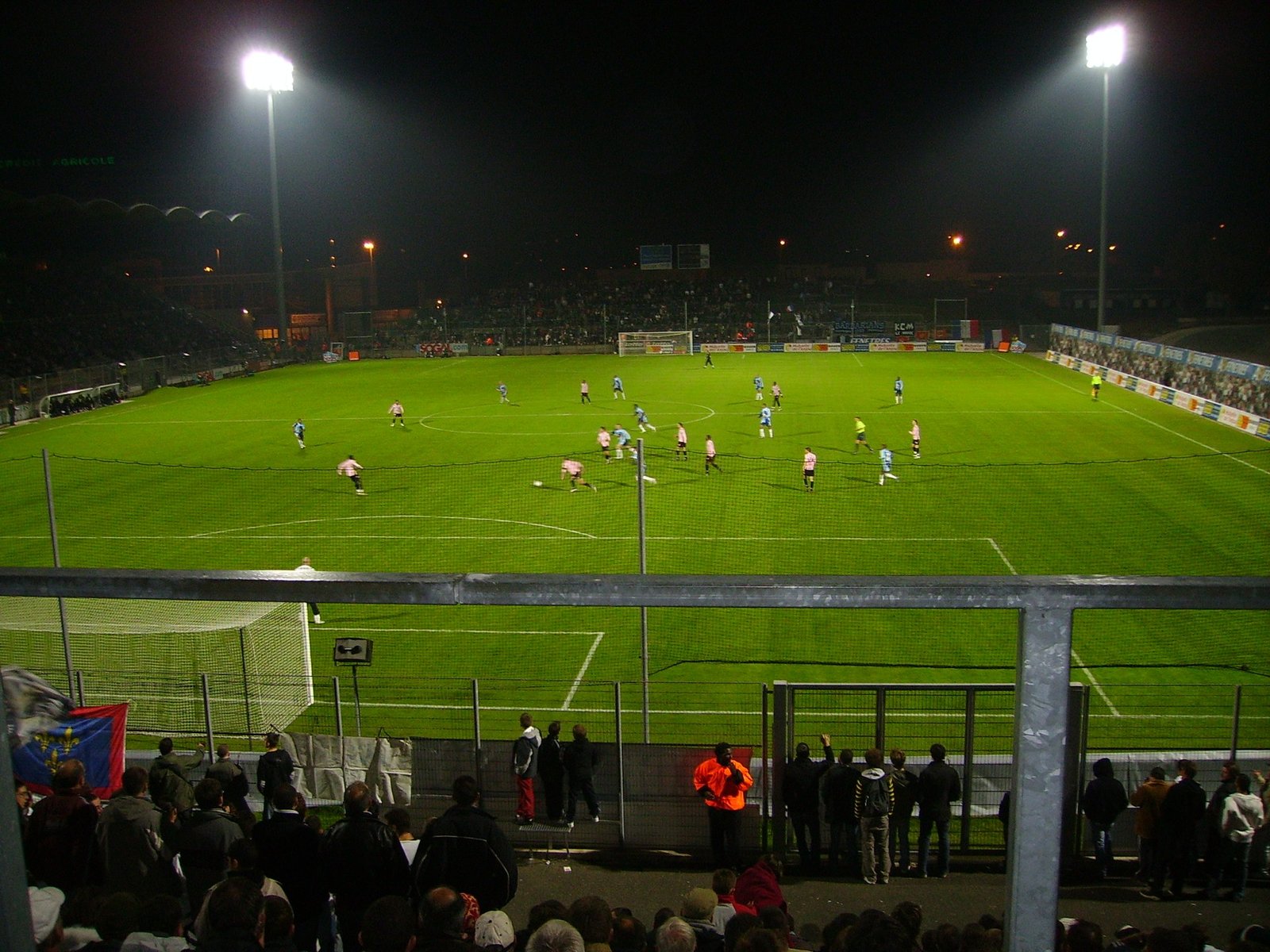 The Angers stadium now known as the Stade Raymond-Kopa during a home match