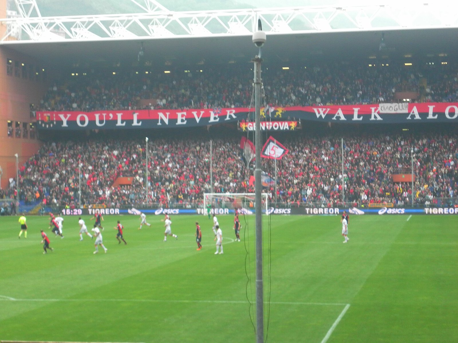 Stadio Luigi Ferraris in Genoa on a Genoa matchday